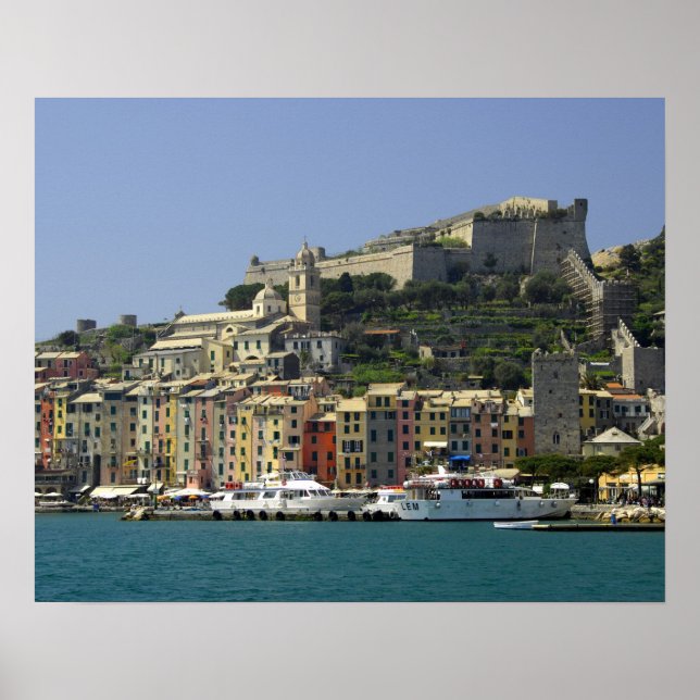 Europa, Italien, Portovenere alias Porto Venere. Poster (Framsidan)