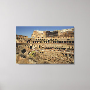 Europa, Italien, Rom. Colosseum (även kallat Canvastryck