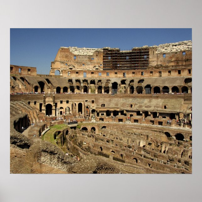 Europa, Italien, Rom. Colosseum (även kallat Poster (Framsidan)