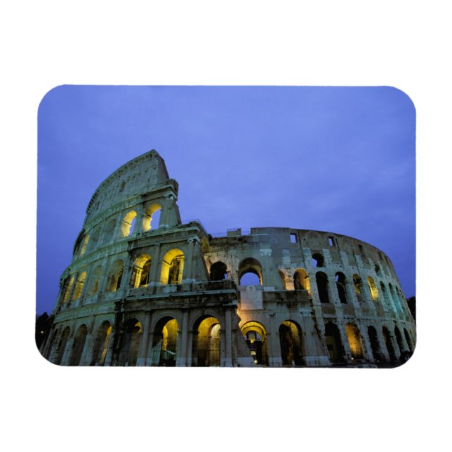 Europa, Italien, Rom. Kvällsutsikt över Magnet (Horisontell)