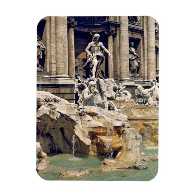 Europa, Italien, Rom. Mynt ligger på botten av Magnet (Vertikal)