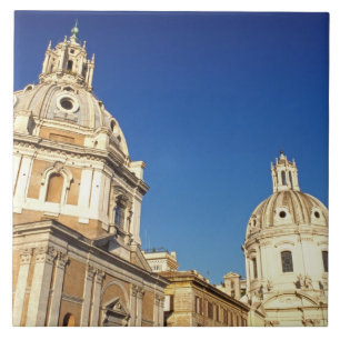 Europa, Italien, Rom. Santa Maria Di Lorento och Kakelplatta