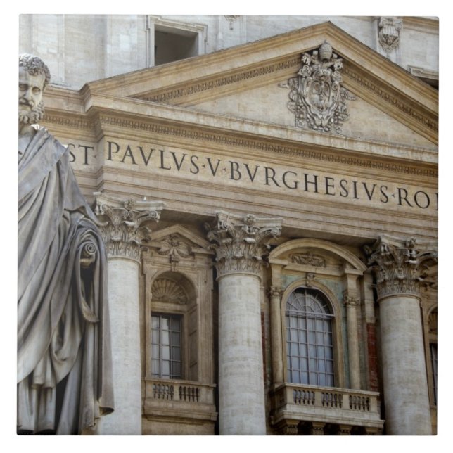 Europa, Italien, Rom. St. Peter's Basilica (alias  Kakelplatta (Framsidan)