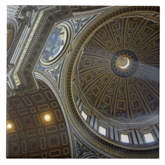 Europa, Italien, Rom. St. Peter's Basilica (alias Kakelplatta (Framsidan)