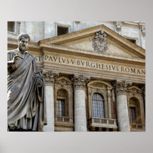 Europa, Italien, Rom. St. Peter's Basilica (alias Poster