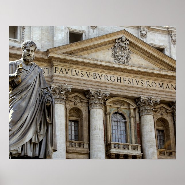 Europa, Italien, Rom. St. Peter's Basilica (alias  Poster (Framsidan)