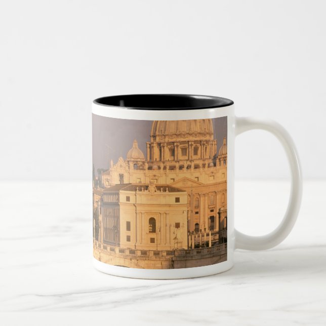 Europa, Italien, Rom, Vatikanen. Basilica San Två-Tonad Mugg (Höger)