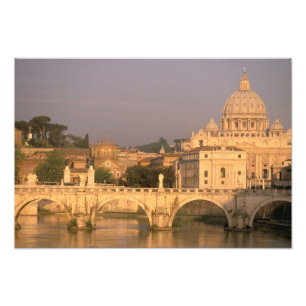Europa, Italien, Rom, Vatikanen. Basilikan San Fototryck