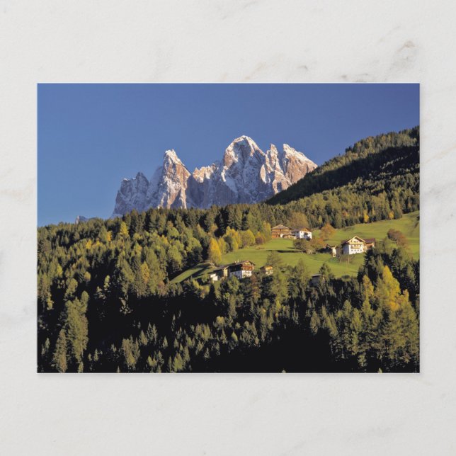 Europa, Italien, San Pietro.. Odle Group verkar Vykort (Framsida)