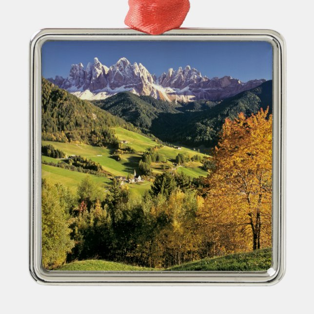 Europa, Italien, Santa Magdalena. Den lilla Julgransprydnad Metall (Framsidan)