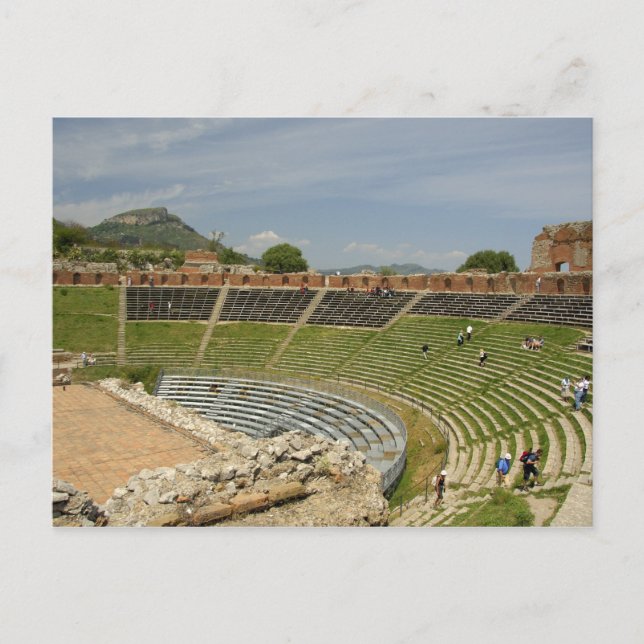 Europa, Italien, Sicilien, Taormina. 2000-talet Vykort (Framsida)