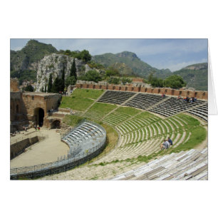 Europa, Italien, Sicilien, Taormina. 300-talet Hälsningskort