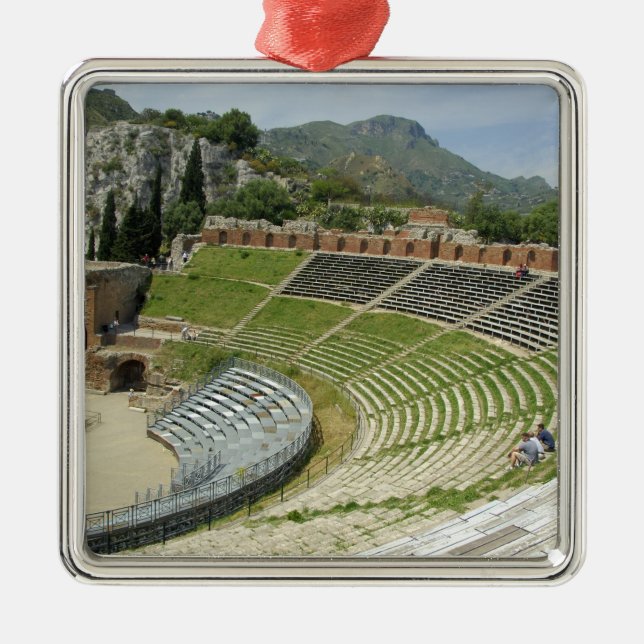 Europa, Italien, Sicilien, Taormina. 300-talet Julgransprydnad Metall (Framsidan)