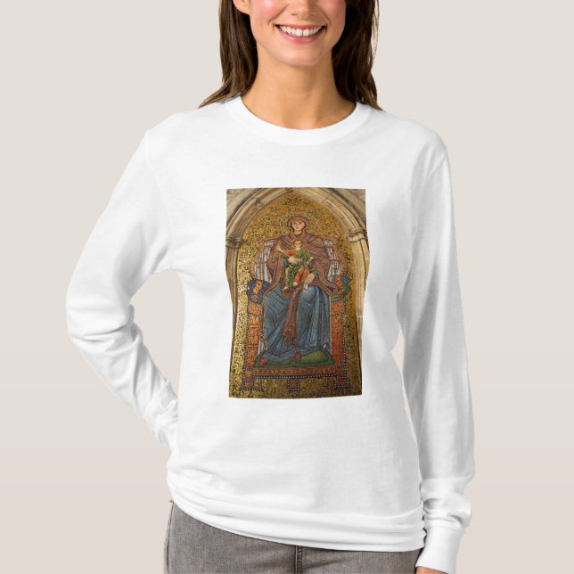 Europa, Italien, Sicilien, Taormina. Madonna och b T Shirt (Framsida)