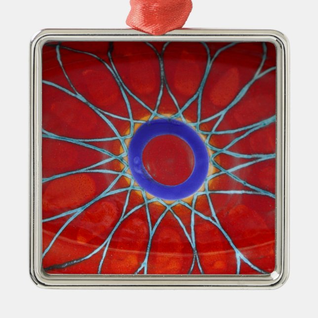 Europa, Italien, Sicilien, Taormina. Traditionell  Julgransprydnad Metall (Framsidan)