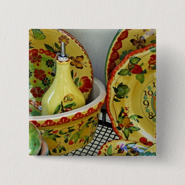 Europa, Italien, Sicilien, Taormina. Traditionell  Knapp (Framsida)