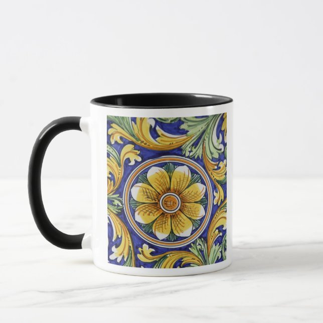 Europa, Italien, Sicilien, Taormina. Traditionell  Mugg (Vänster)