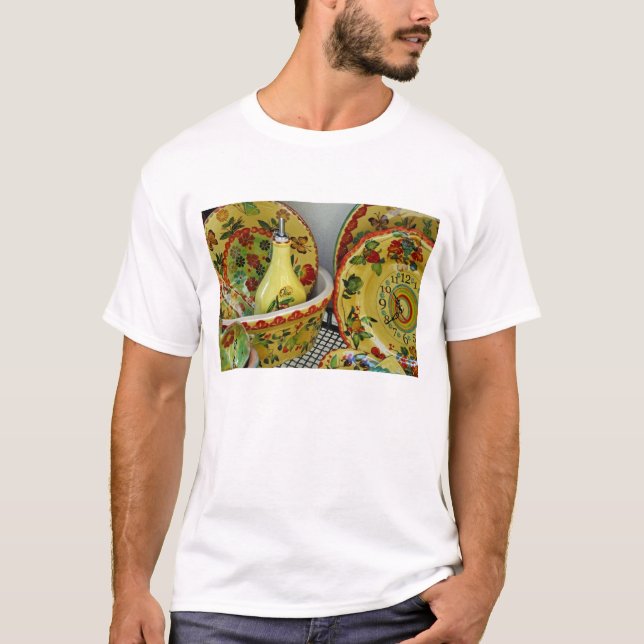 Europa, Italien, Sicilien, Taormina. Traditionell  T Shirt (Framsida)