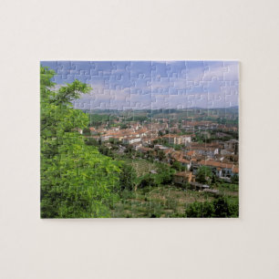 Europa, Italien, Toscana, Certaldo. Medeltida kull Pussel