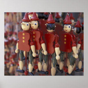 Europa, Italien, Toscana, Collodi, Hem för Poster