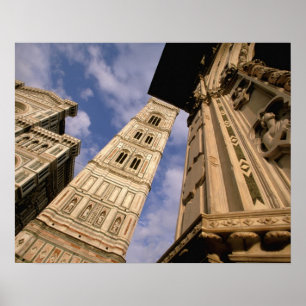 Europa, Italien, Toscana, Florens. Piazza del 3 Poster