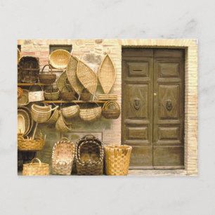 Europa, Italien, Toscana, Montalcino. Korg Vykort