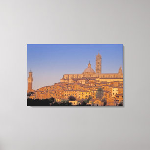 Europa, Italien, Toscana, Siena. 1300-talet 3 Canvastryck