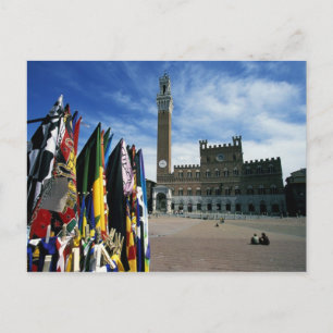 Europa, Italien, Toscana, Siena. Piazza del Vykort
