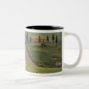 Europa, Italien, Toscana, Val d' Orcia, toskansk Två-Tonad Mugg