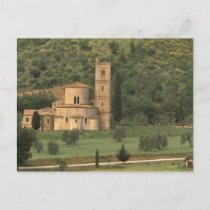 Europa, Italien, Toskana. Abbazia di Sant'Antimo Vykort