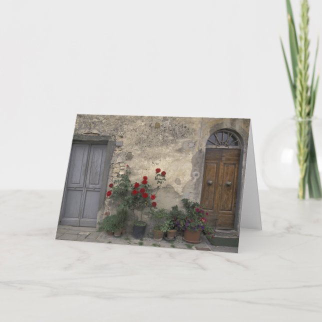 Europa, Italien, Toskana, Chianti och Toskana. Kort (Framsida)