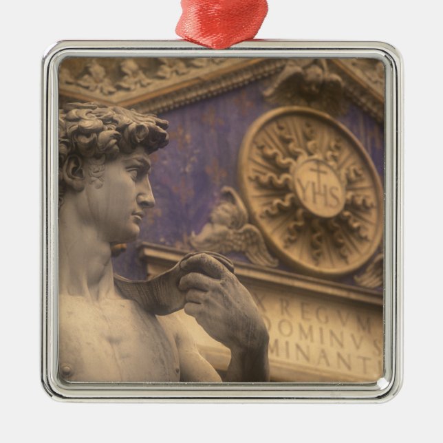 Europa, Italien, Toskana, Florens, Piazza della Julgransprydnad Metall (Framsidan)