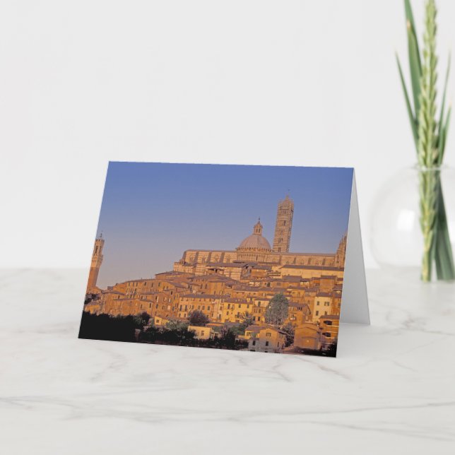 Europa, Italien, Toskana, Siena. 1300-talet Kort (Framsida)