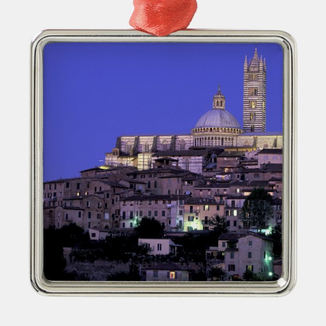 Europa, Italien, Toskana, Siena. 13th C. Duomo och Julgransprydnad Metall (Framsidan)