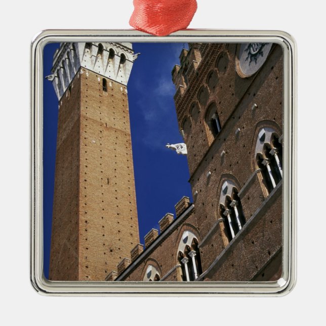 Europa, Italien, Toskana, Siena. Torre del Julgransprydnad Metall (Framsidan)