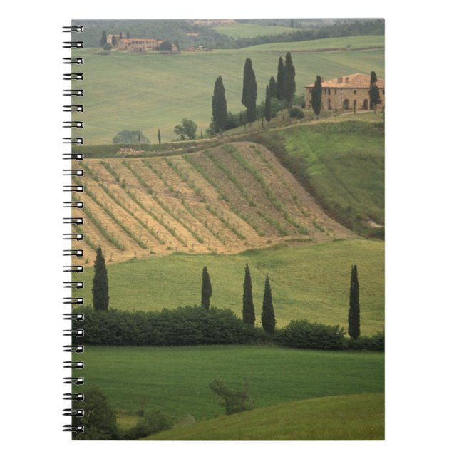 Europa, Italien, Toskana, Val d'Orcia, Toskana Anteckningsbok (Framsidan)