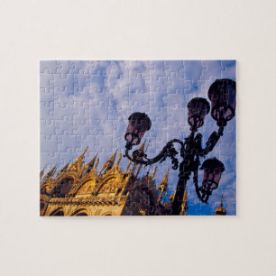 Europa, Italien, Venedig. Bysantinsk basilika och Pussel