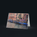 Europa, Italien, Venedig, gondoler i kanalen Kort<br><div class="desc">Europa,  Italien,  Venedig,  gondolas i � Julie Eggers / DanitaDelimont.com</div>