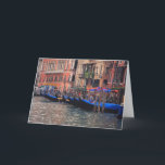 Europa, Italien, Venedig, gondoler i kanalen Kort<br><div class="desc">Europa,  Italien,  Venedig,  gondolas i � Julie Eggers / DanitaDelimont.com</div>
