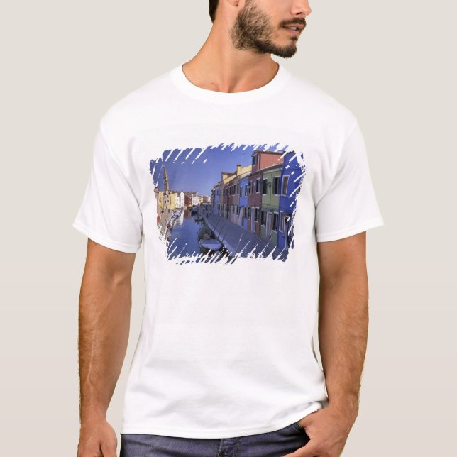 Europa, Italien, Venedig, Murano Island, färgstark Tee (Framsida)