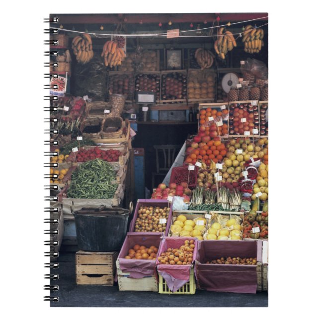 Europa, Italien, Venedig-området. Färggivande fruk Anteckningsbok Med Spiral (Framsidan)