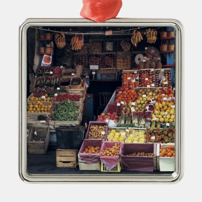 Europa, Italien, Venedig-området. Färggivande fruk Julgransprydnad Metall (Framsidan)