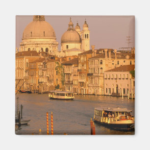 Europa, Italien, Veneto, Venedig. Solnedgångsutsik Magnet