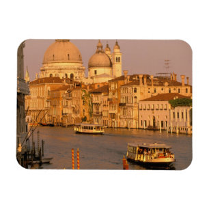 Europa, Italien, Veneto, Venedig. Solnedgångsutsik Magnet
