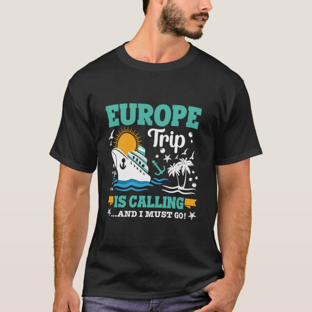 Europa kallar 2024 för familjejordbruk som matchar t shirt (Framsida)