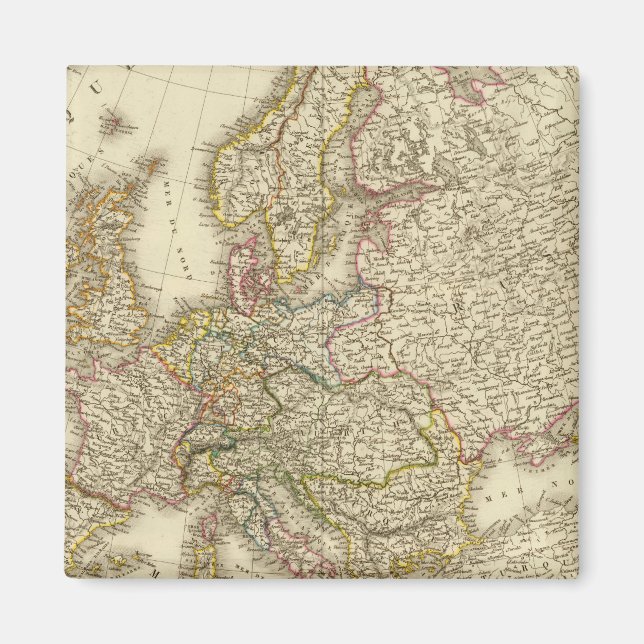 Europa karta 3 magnet (Framsidan)