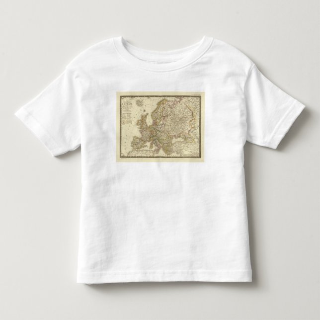 Europa karta 3 t-shirt (Framsida)