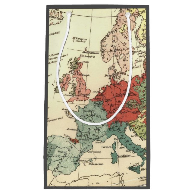 Europa Karta Land World Antique (Framsidan)