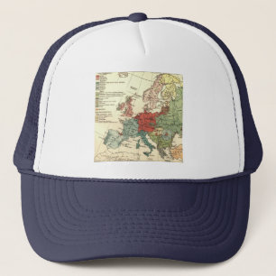 Europa Karta Land World Antique Keps