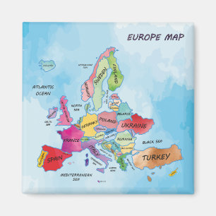 Europa Karta Magnet